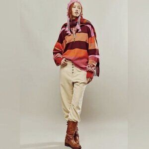 Free People - Coastal Stripe Pullover - Small - NWT